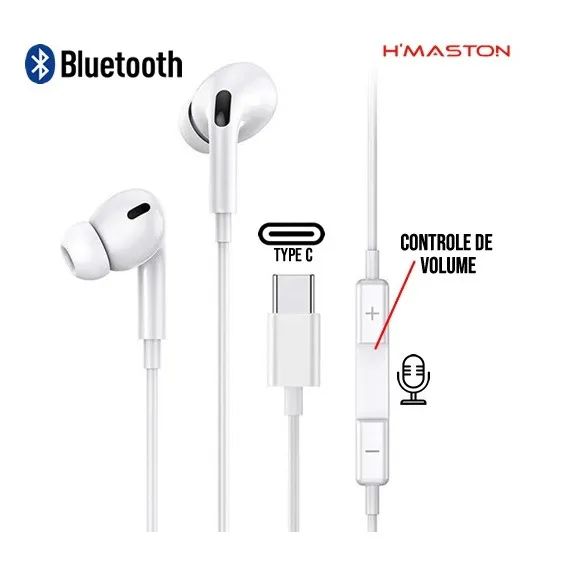 Fone de Ouvido Conexão Type C Bluetooth - Foto 2