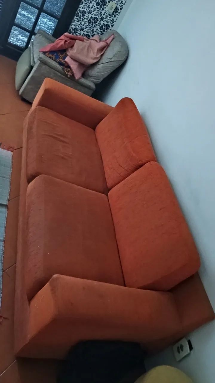 Sofa 03 Lugares com Almofadas soltas (Tecido)  - Foto 2