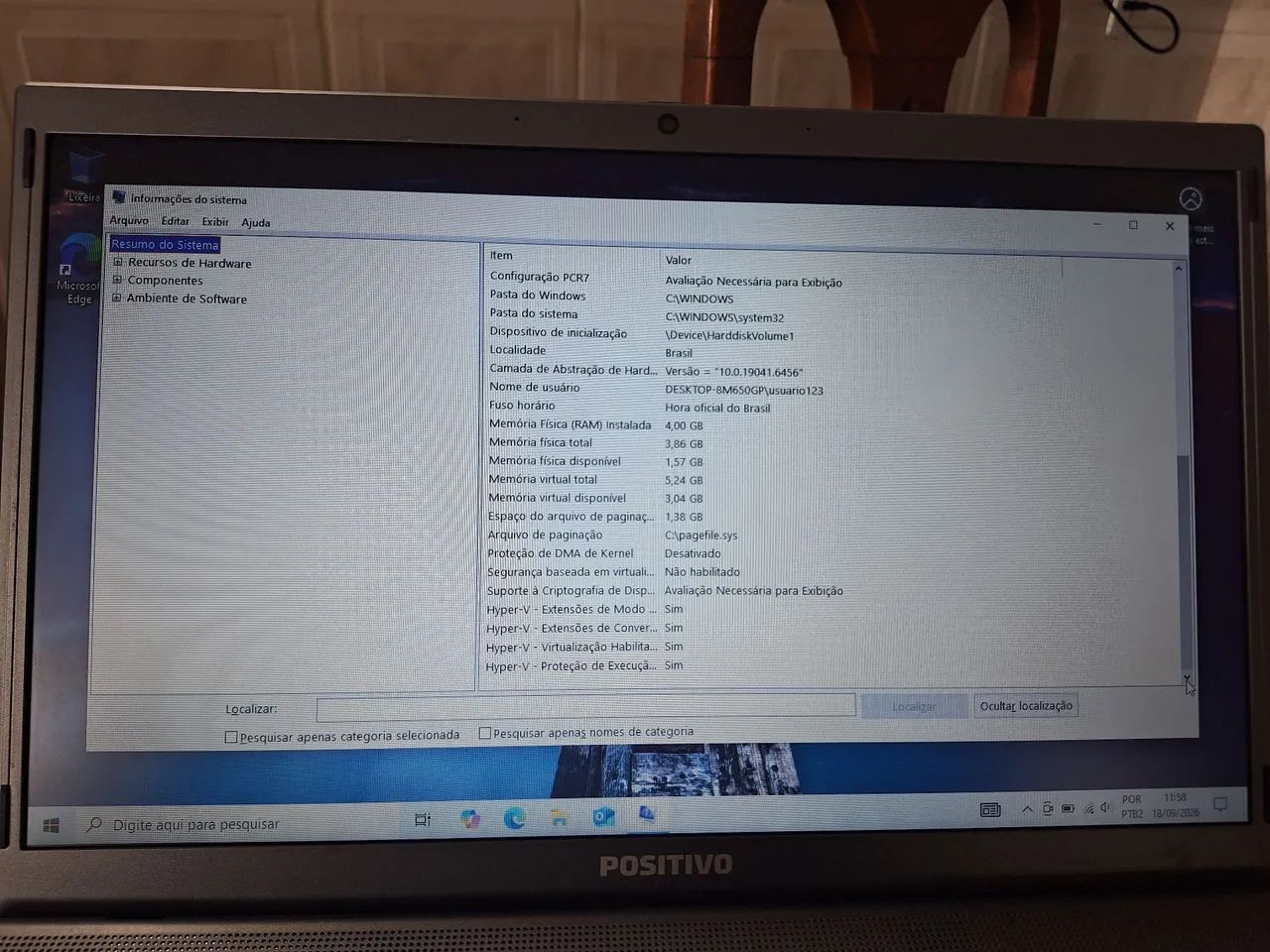 Notebook Positivo Motion Gray Q4128C-S ? Muito Conservado - Foto 4