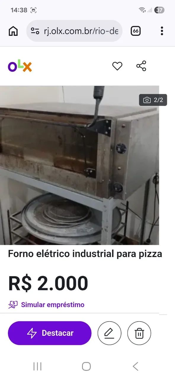 Maquinario para pizzaria  - Foto 2