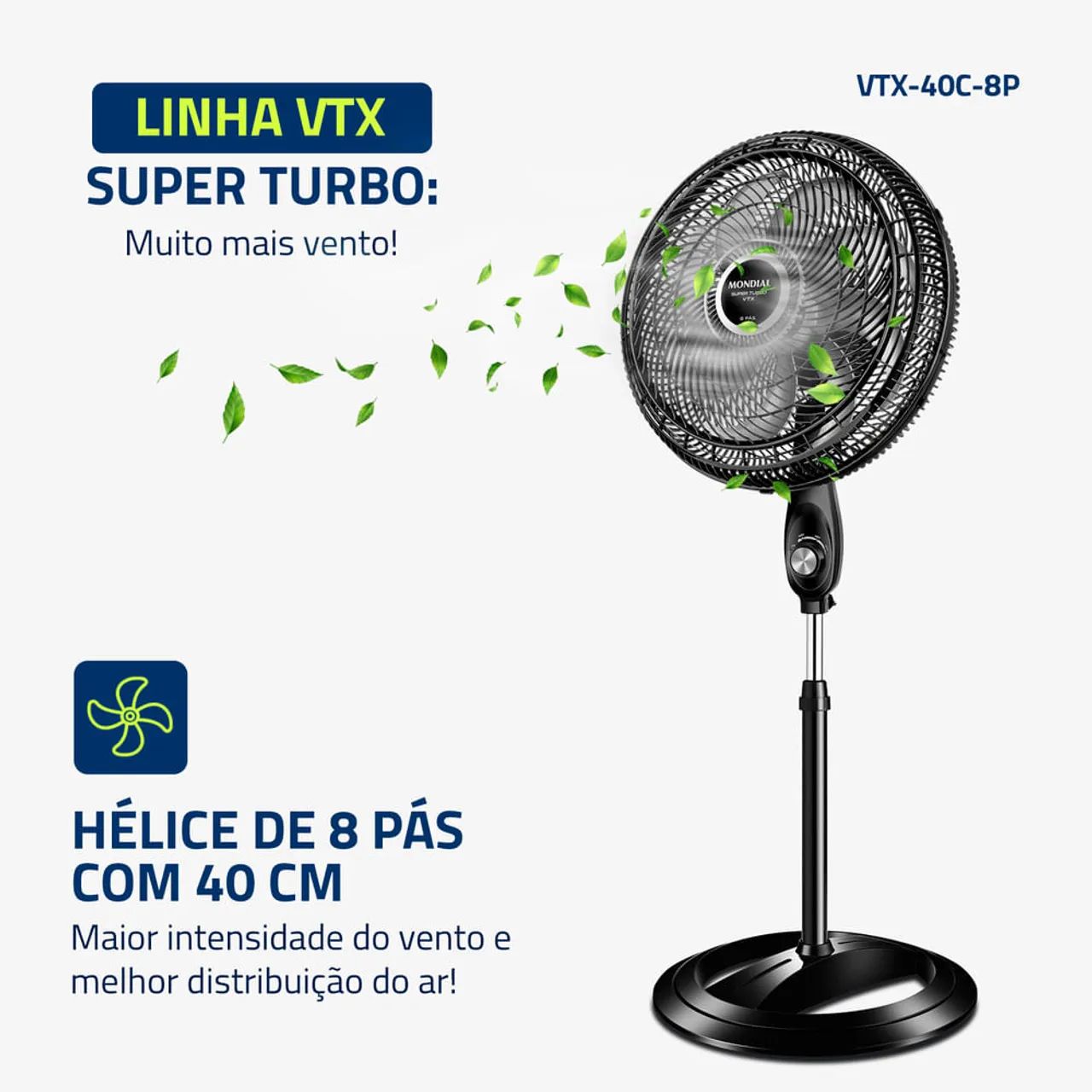 Ventilador de Coluna Mondial