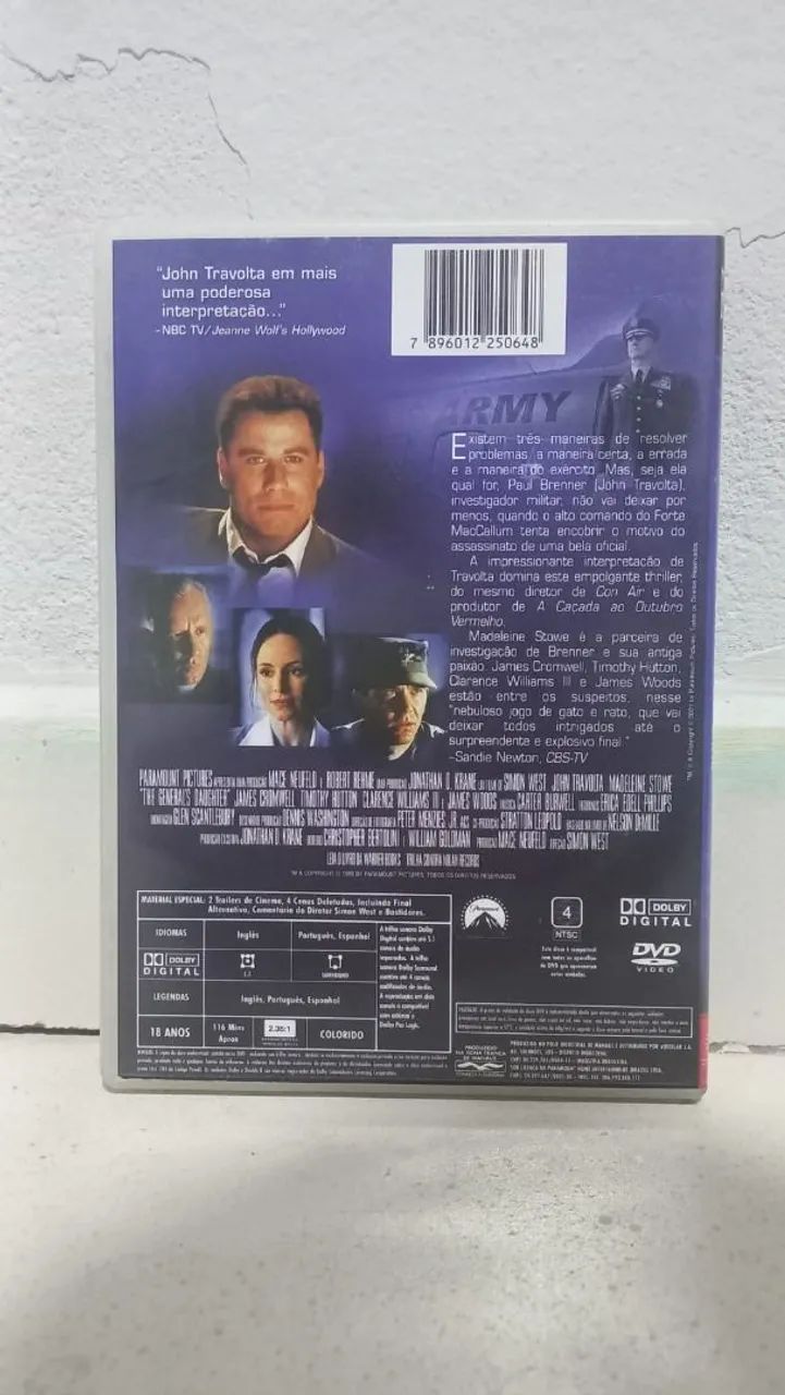 DVD Filme A Filha do General - Foto 2