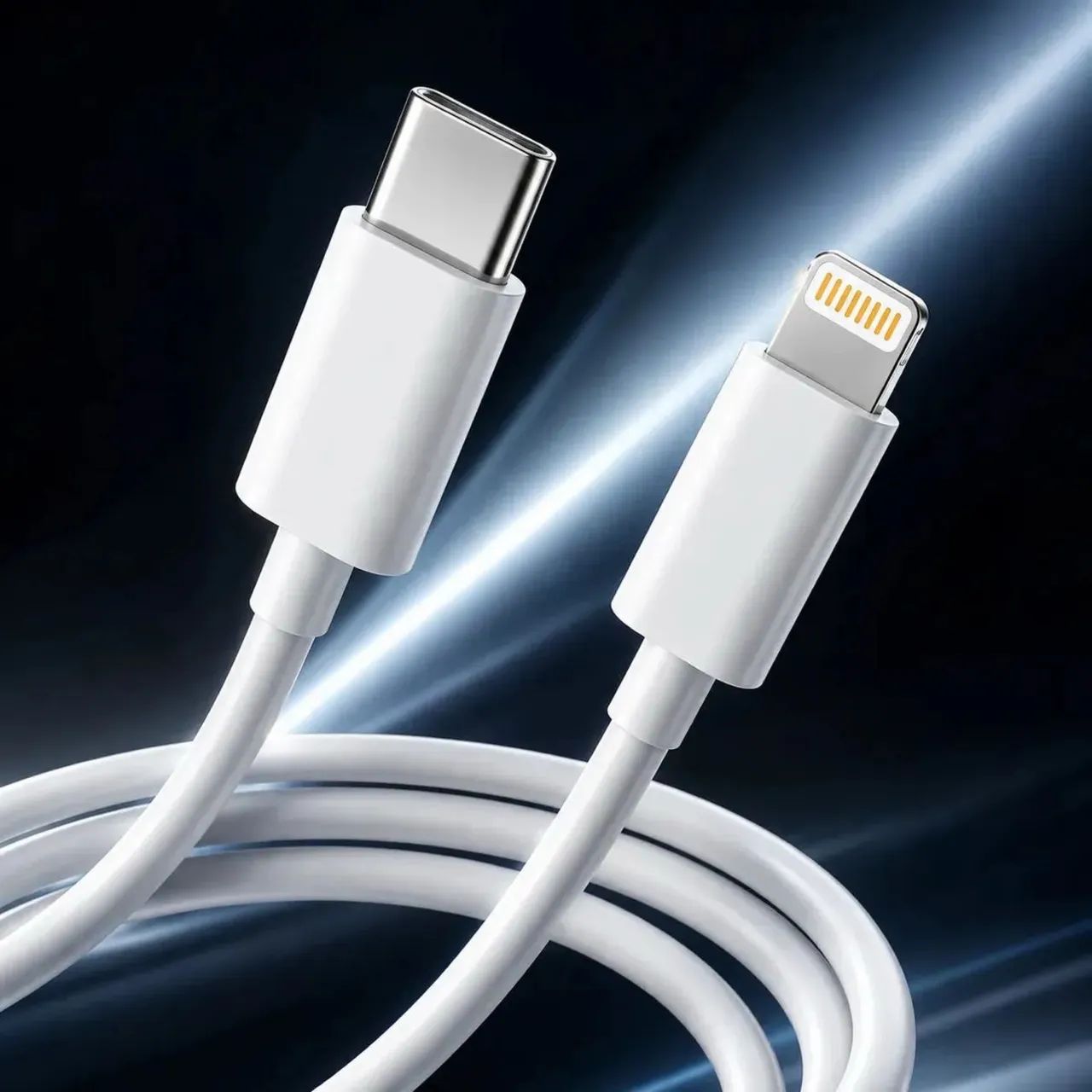 Cabo Apple USB-C para Lightning 20W - Novo - Foto 3