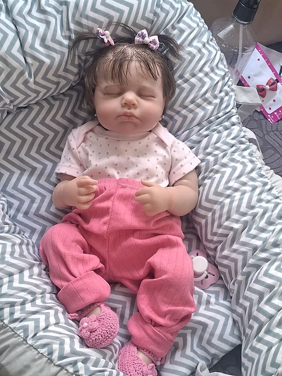 Bebê Tipo Reborn Pode dar Banho - Foto 3