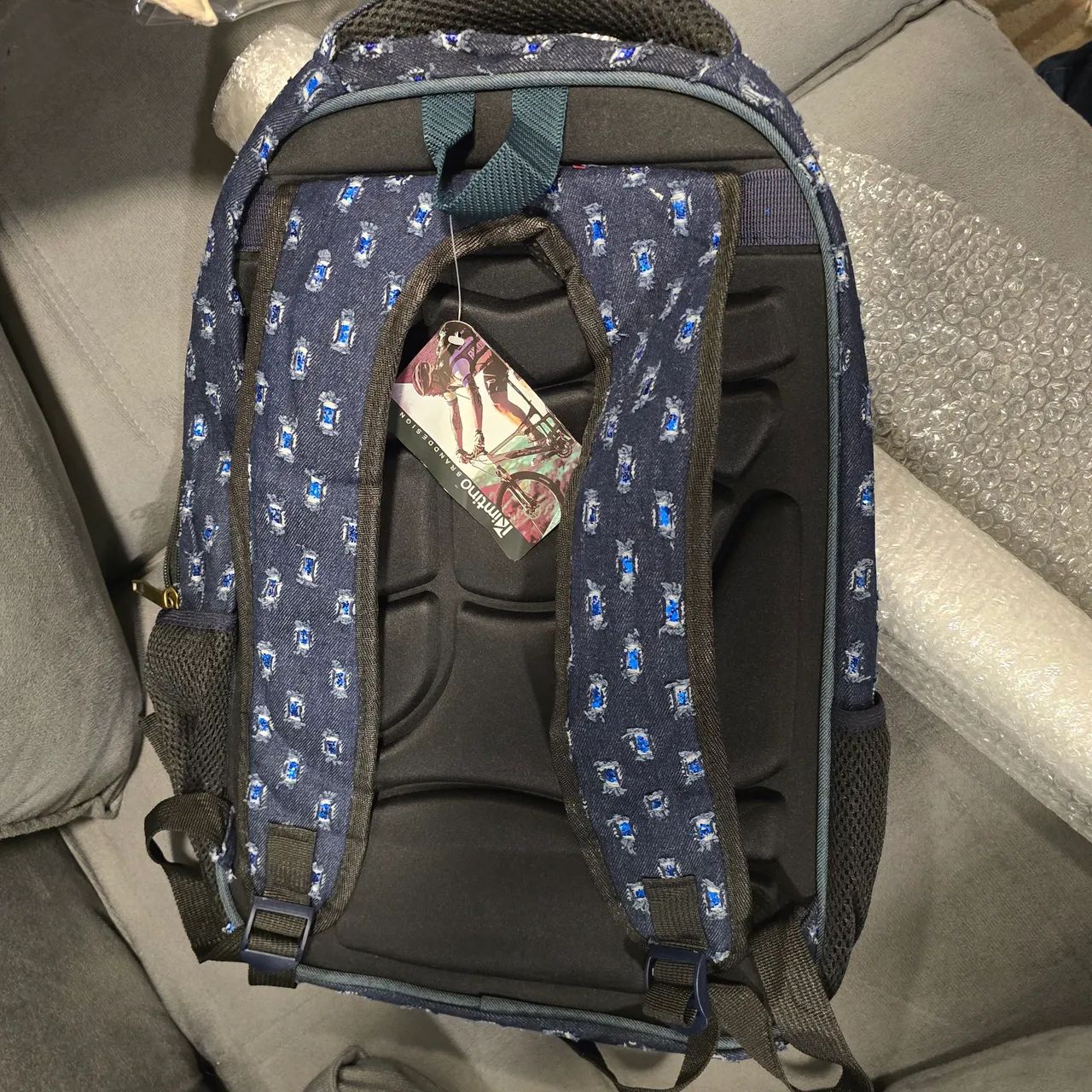 Mochila Jeans Nova - Foto 5