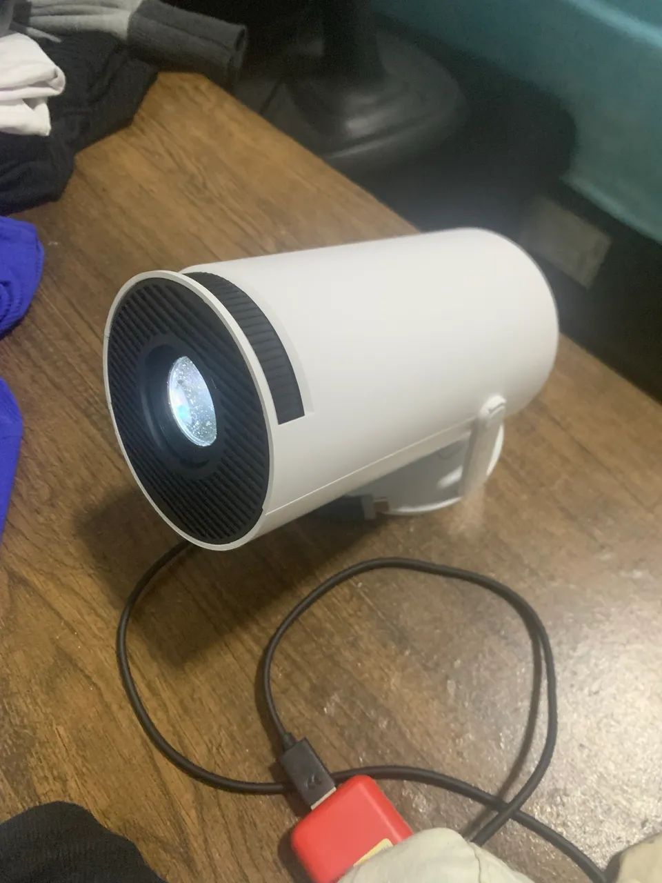 Mini Projetor Davely HY300 4K Android com Wi-Fi e Bluetooth - Foto 3