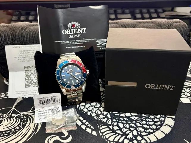 Orient Submariner Pepsi Automático Azul F49SS026NH - Foto 3