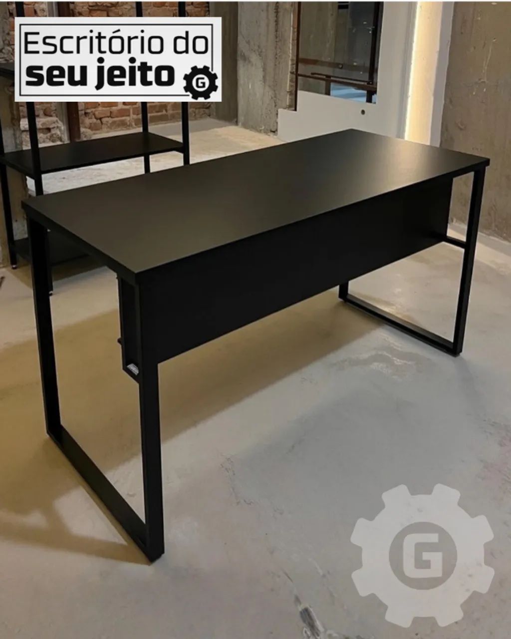 Mesa Industrial 1,1m NOVA Multiuso REFORÇADA para Computador Notebook de Estudo Escritório
