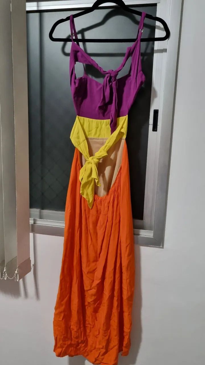 Vestido longo colorido - Foto 2
