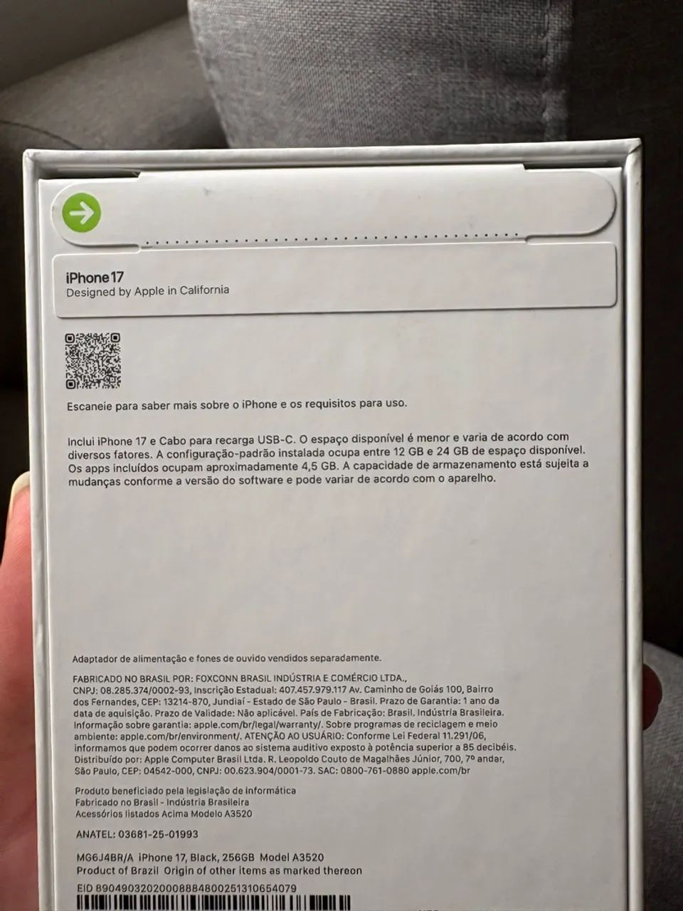iPhone 17 256g lacrado  - Foto 3