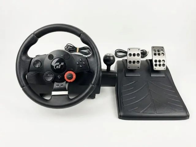 Volante Logitech Driving Force Gt Com Pedais Ps3 E Pc