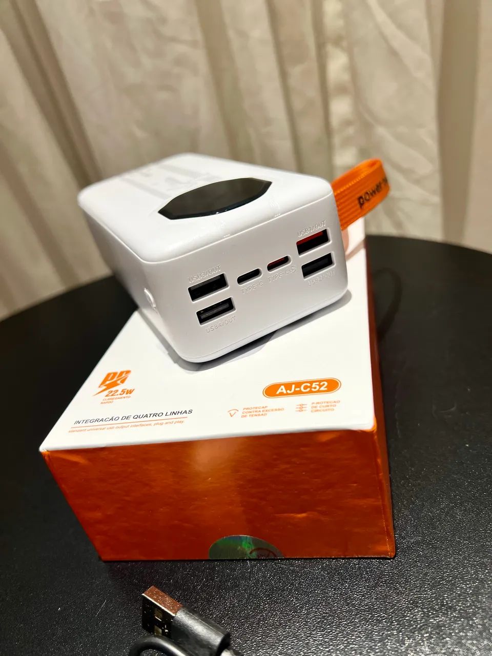 Power Bank 30000mAh 22.5W - Alta capacidade  - Foto 4