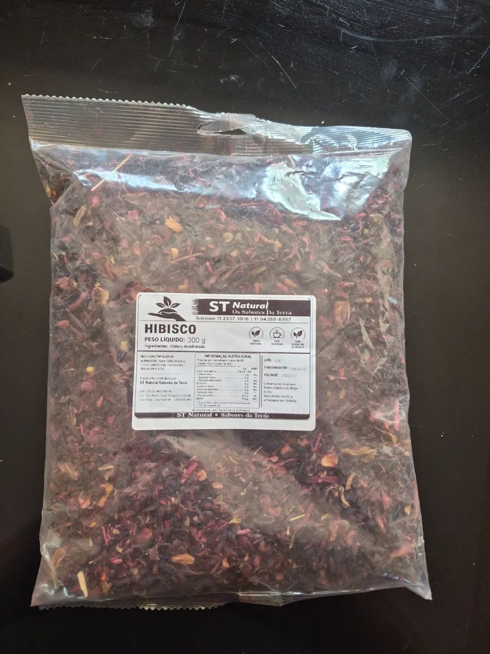 Hibisco  embalado 300g 