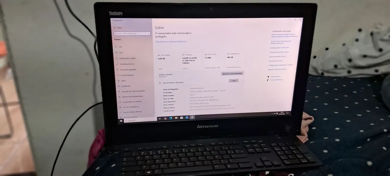 PC lenovo onboard