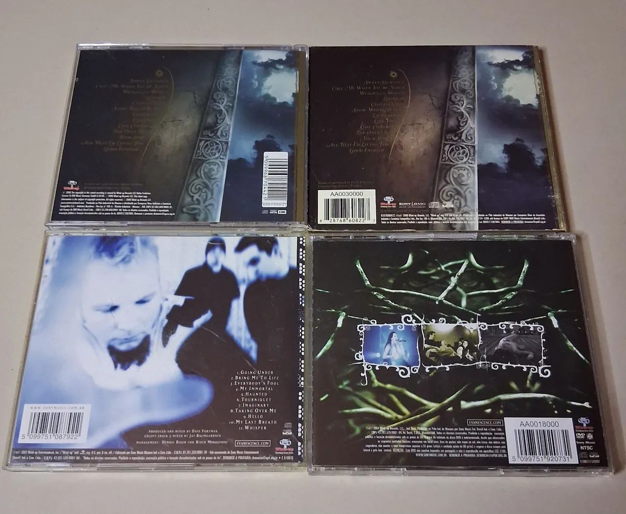 Evanescence 3 CDS + 1 CD e DVD Discos Original - Foto 2