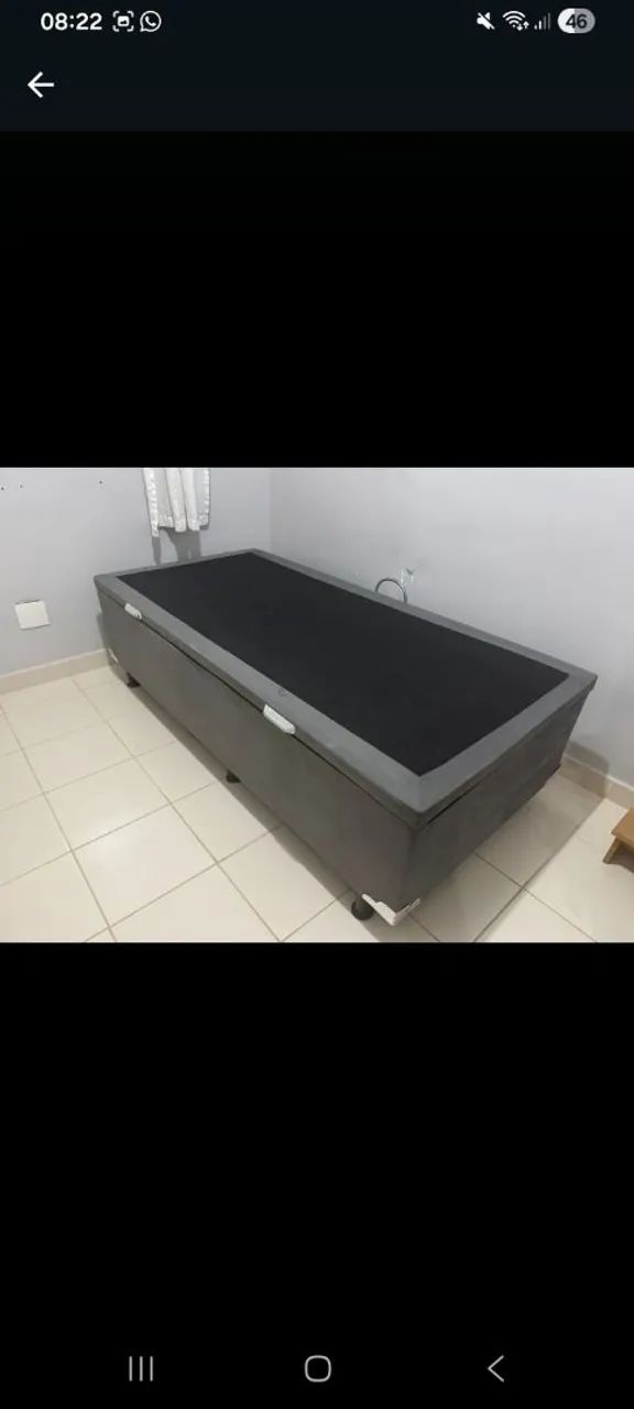 Base de cama bau de solteiro  - Foto 2