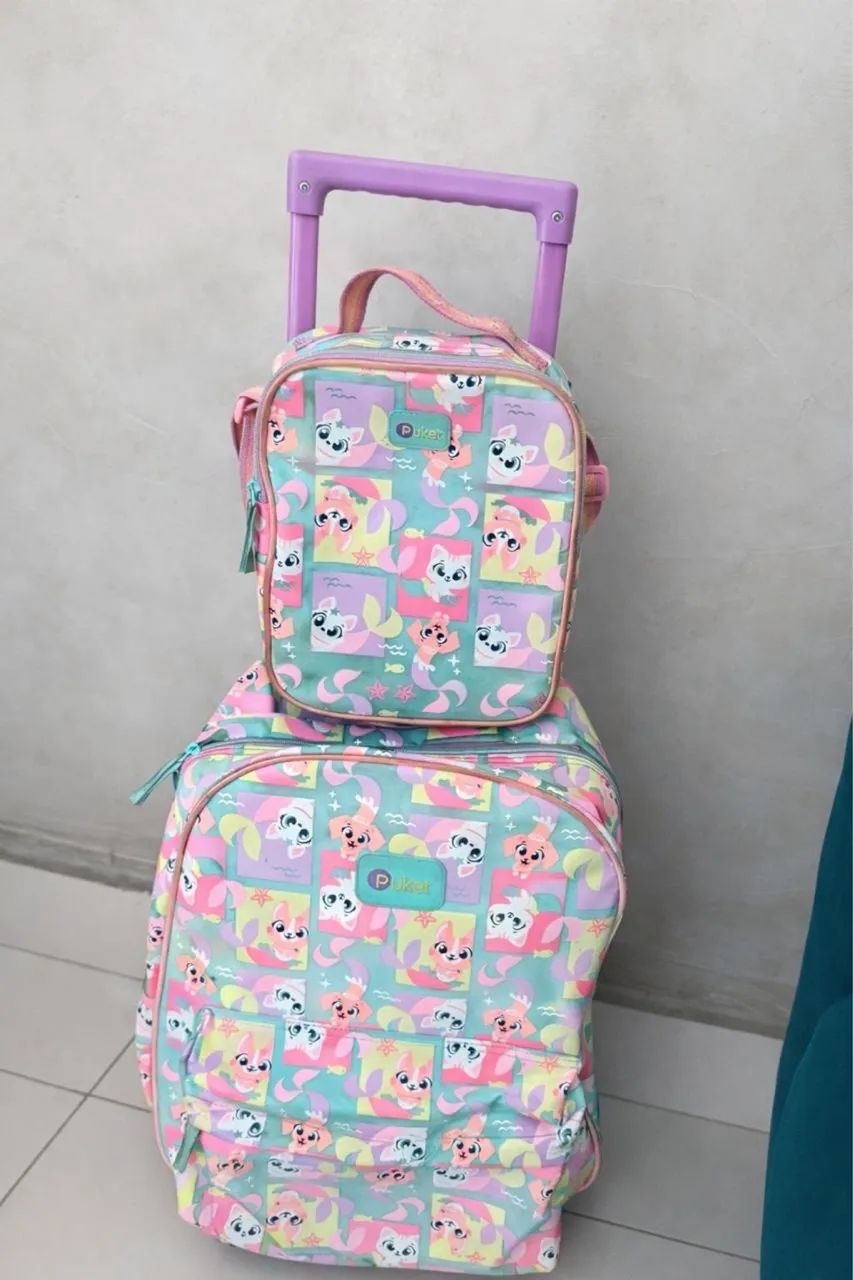 Mochila + Lancheira PUKET (Semi Nova)