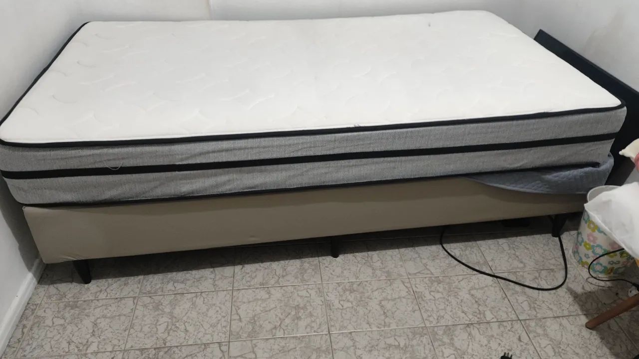 Cama solteirão molas ensacadas plumatex - Foto 5