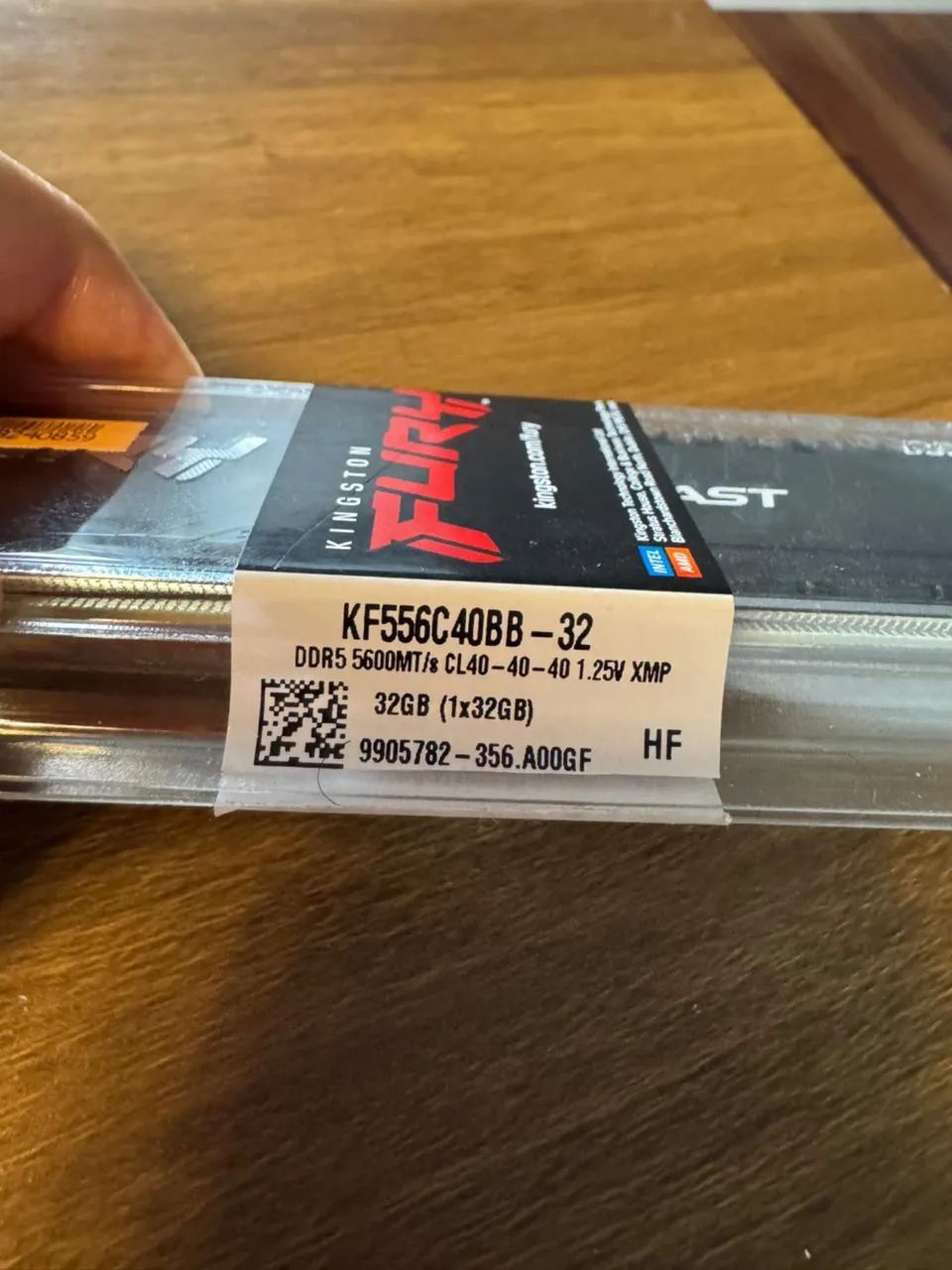 Memória RAM DDR5 Kingston Fury Beast 64GB (2x32GB) 5600MHz NOVAS - Foto 4