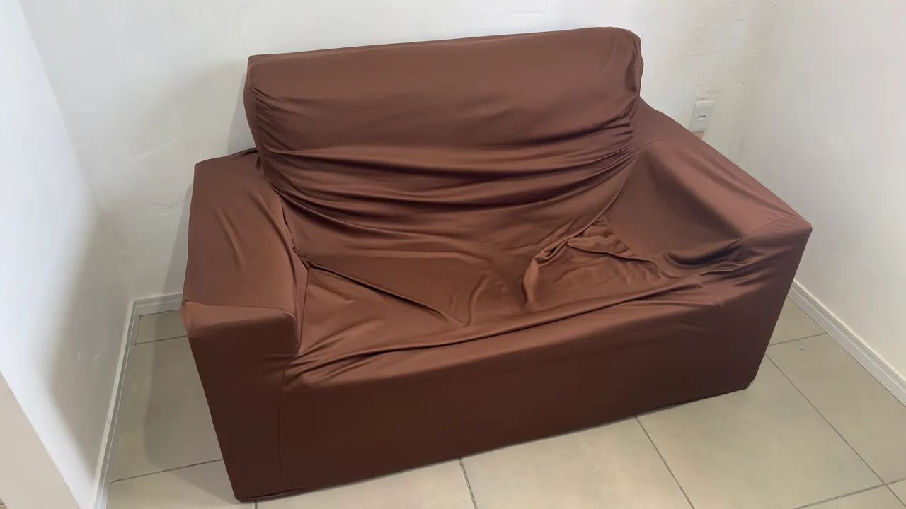 Sofá 2 lugares + cadeira de escritório  - Foto 2