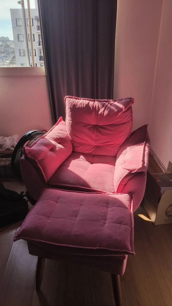 Poltrona rosa