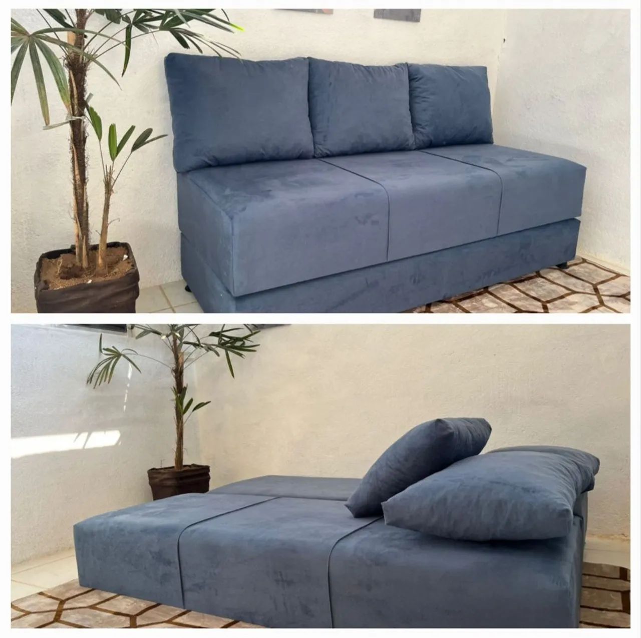 SOFÁ CAMA GRANADA CASAL R$620,00 À VISTA! CONTATO WHATSAPP *  - Foto 2