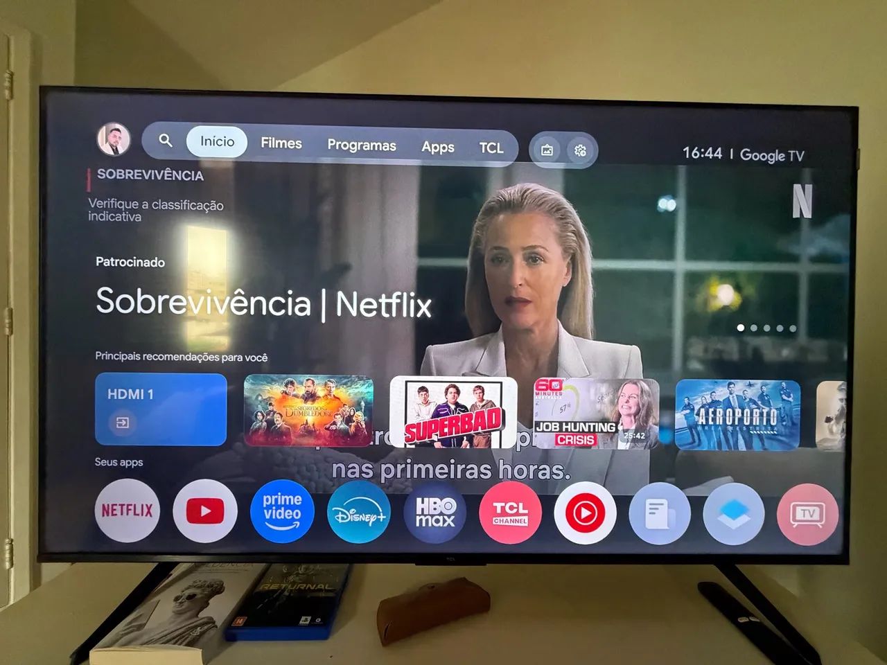 Smart Tv Tcl 55 Polegadas Qled 4k P7k Wifi Bluetooth - Foto 2