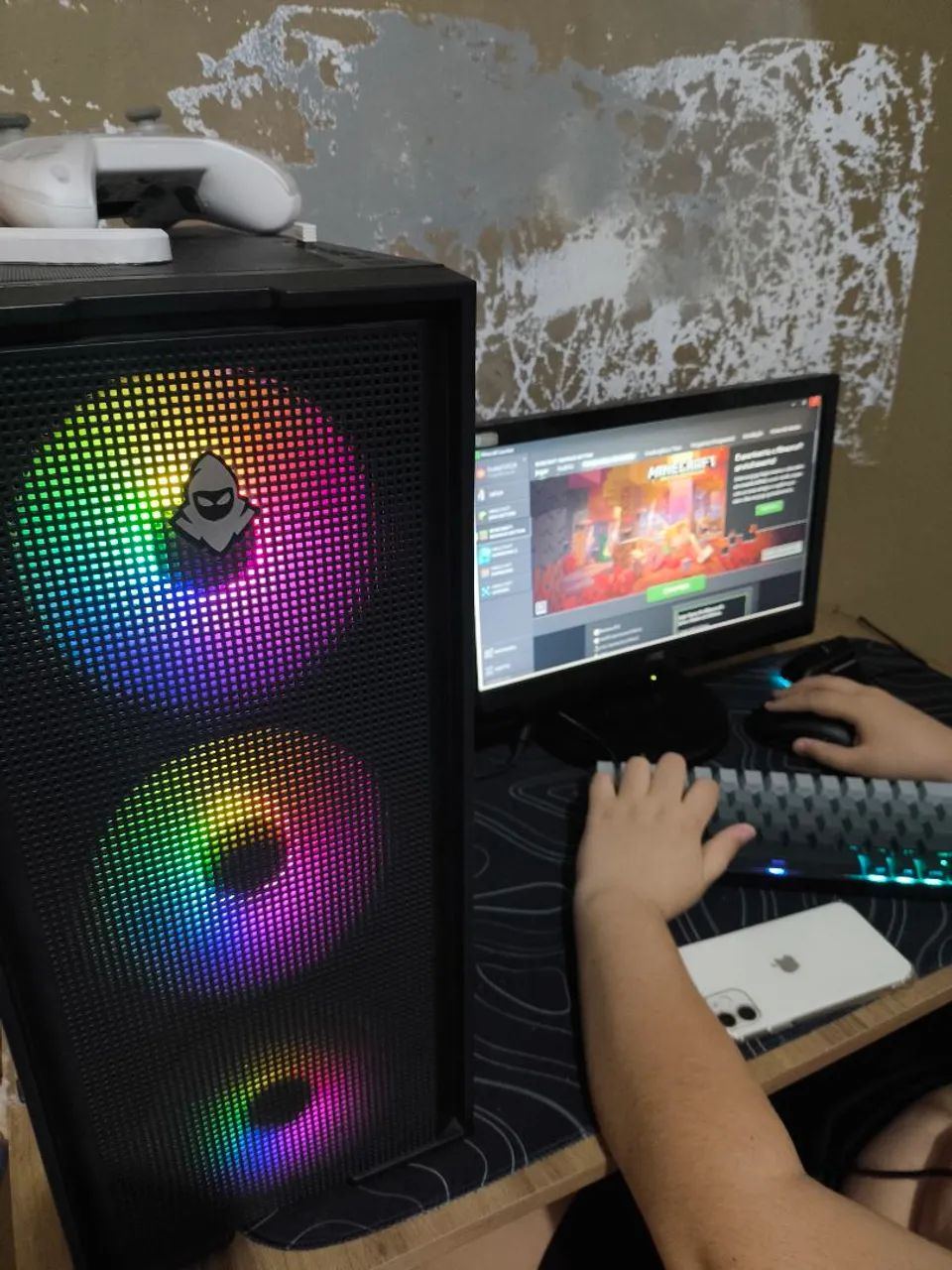 Pc gamer Roda tudo +teclado ajjaz e mouse X11