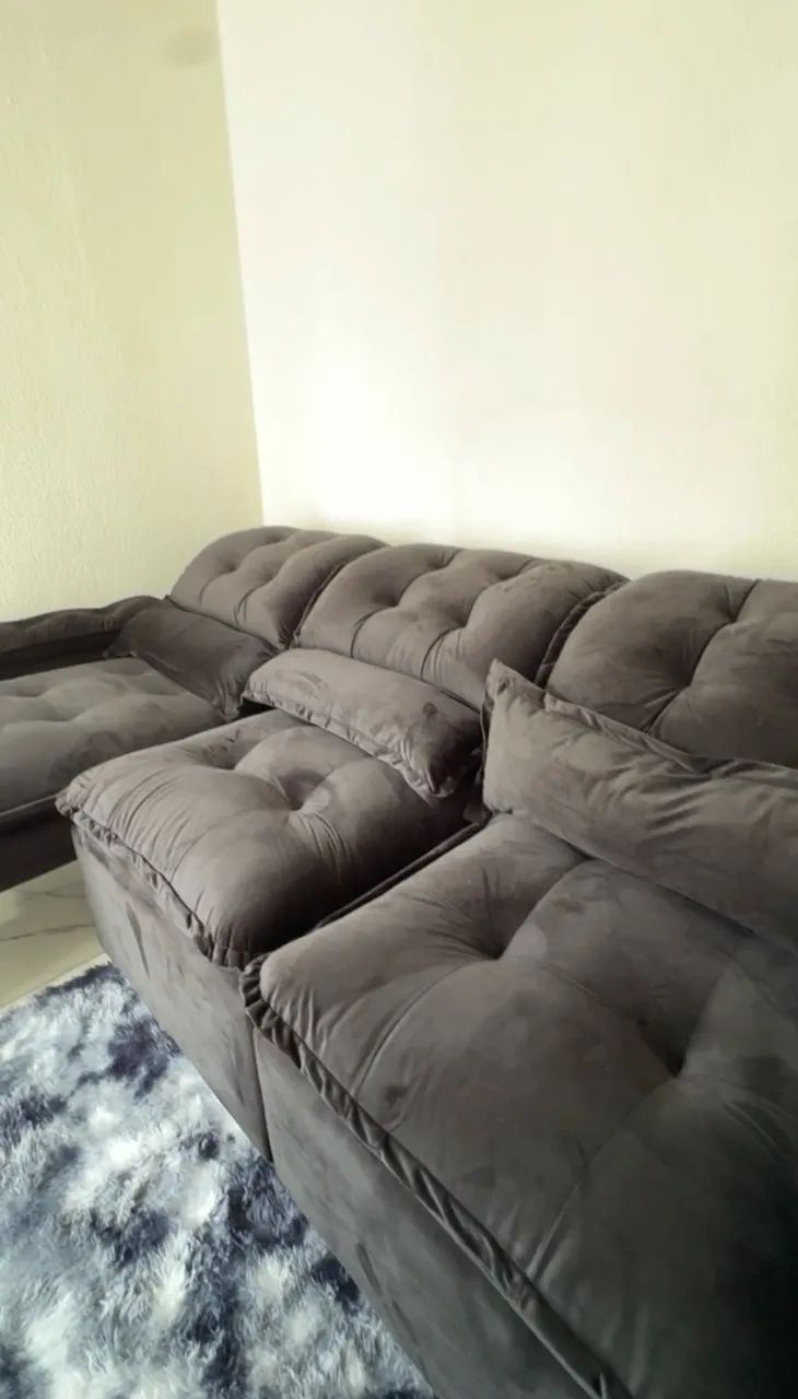 Sofá Retrátil e Reclinável Acento Pillow top - Foto 5