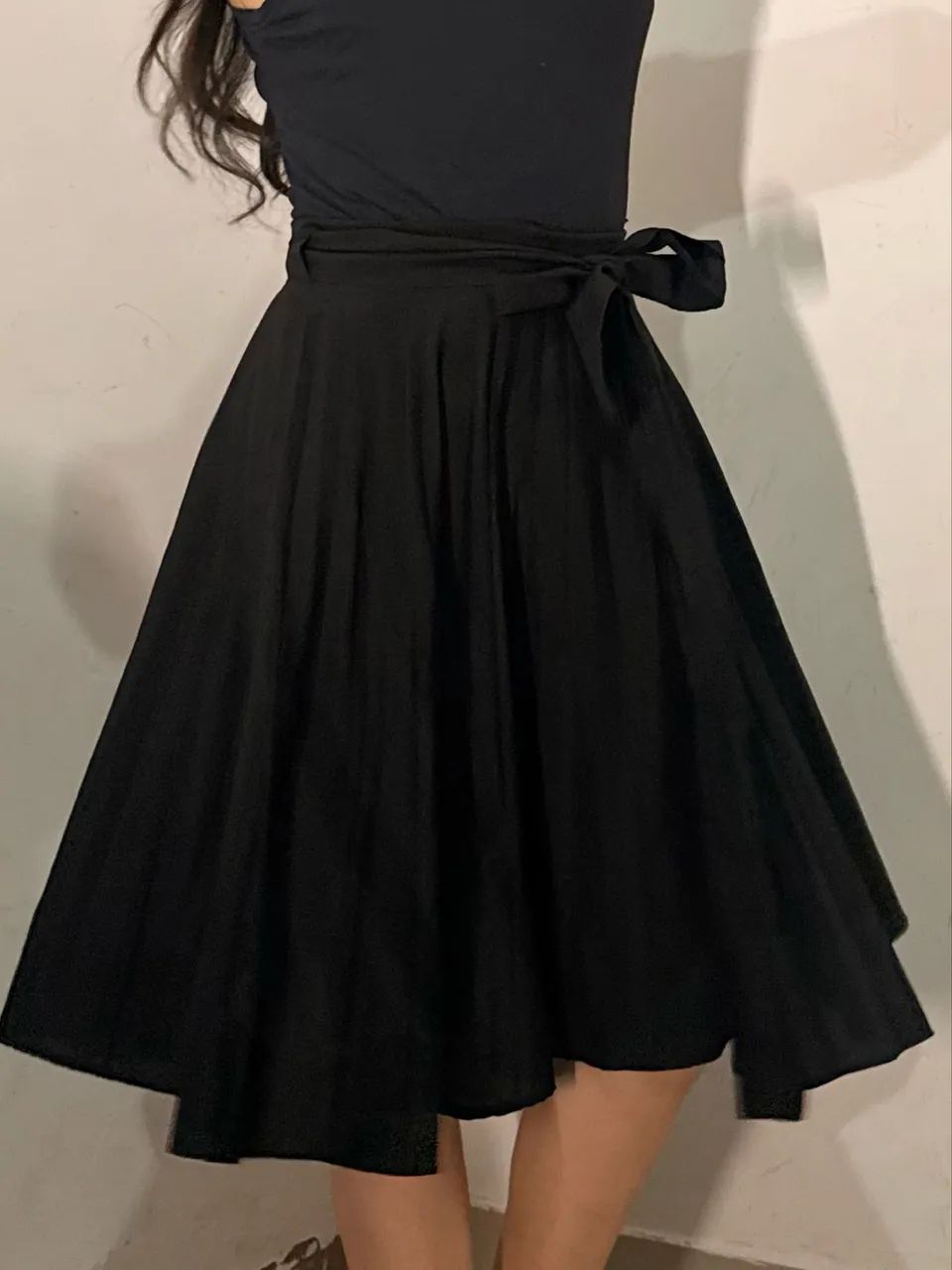 Saia Plissada preta  - Foto 2