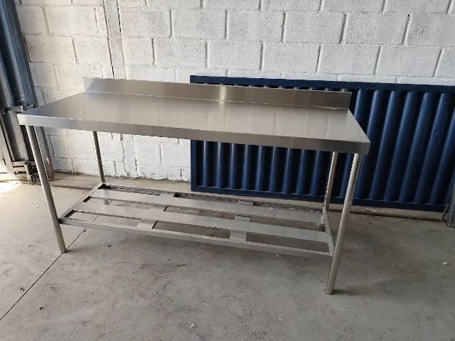 Bancada Inox 2,80m Industrial Direto da Fábrica 