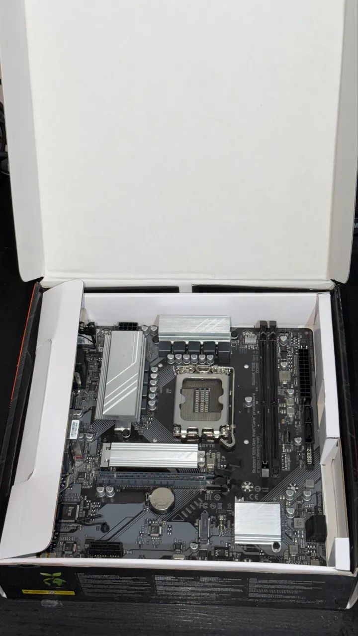 Gigabyte B760-M Wi-Fi DDR5 zerada - Foto 2