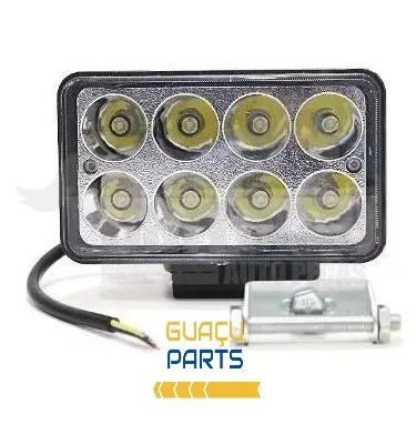 Farol de Led retangular 12v/24v auxiliar 