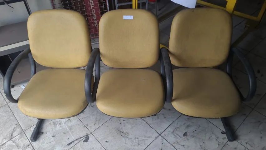 Conjunto 3 Cadeiras para Escritório