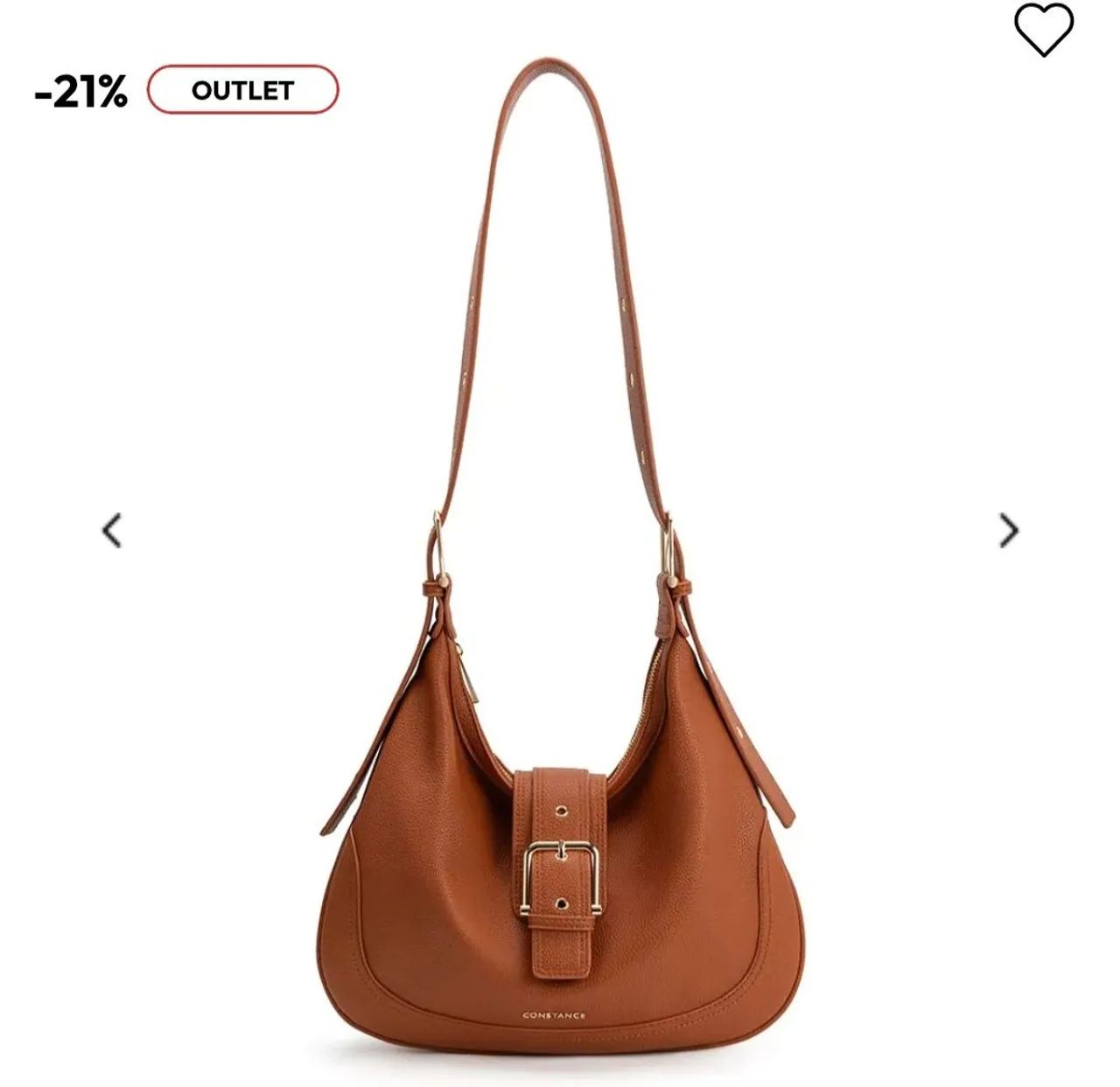 Bolsa caramelo Constance - Foto 2