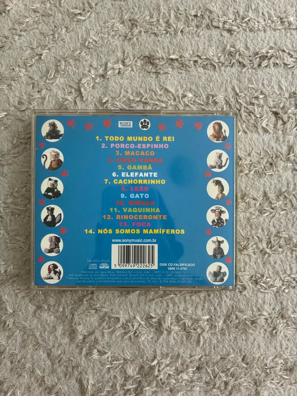 cd reino dos mamíferos, edição de 1998 - Foto 3