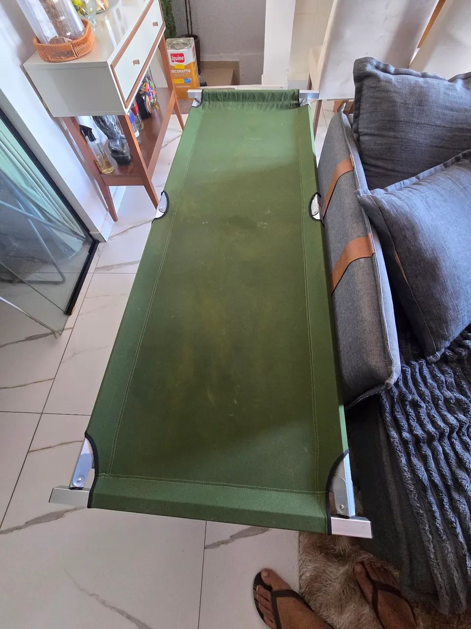 Cama de camping alumínio 