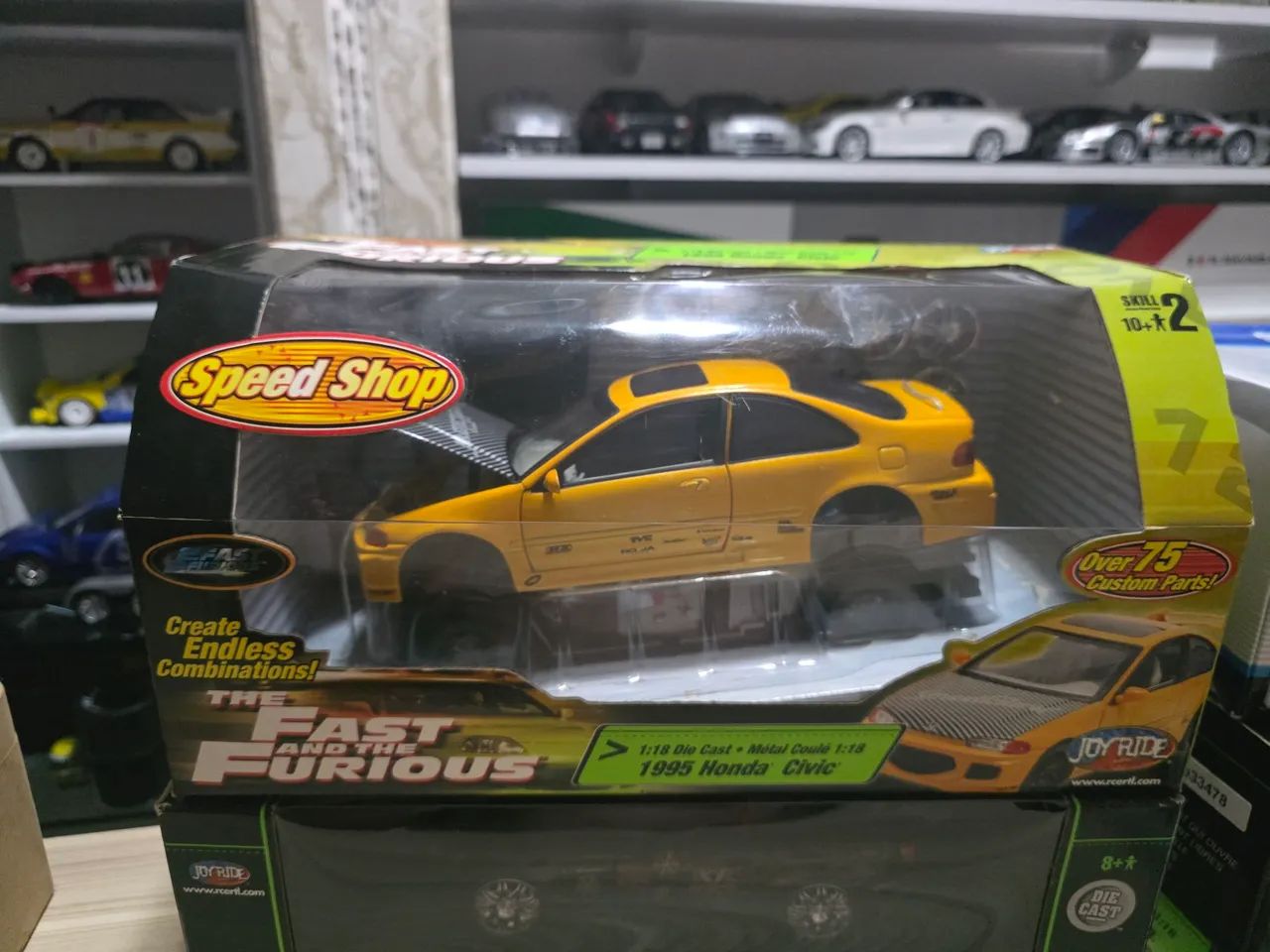 Miniatura 1:18 honda civic velozes furiosos speed shop raro