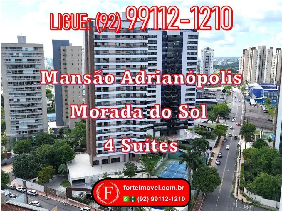 Apartamento no Mansão Adrianópolis - 4 suítes
