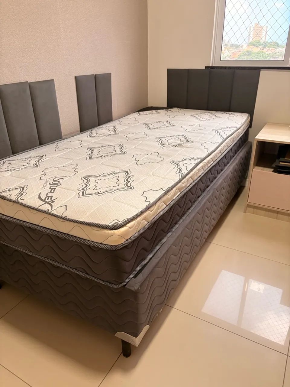 Cama box solteiro 