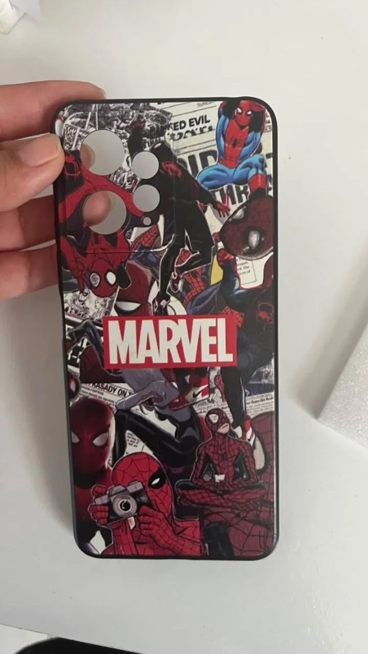 Kit 2 Capinhas Marvel - Homem-Aranha e Vingadores - Foto 2