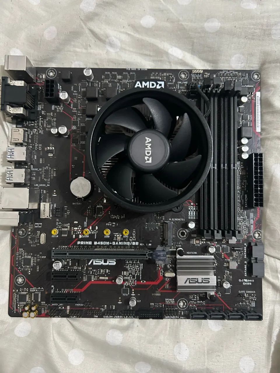 Defeito - ASUS Prime B450 Gamming/BR  - Foto 4