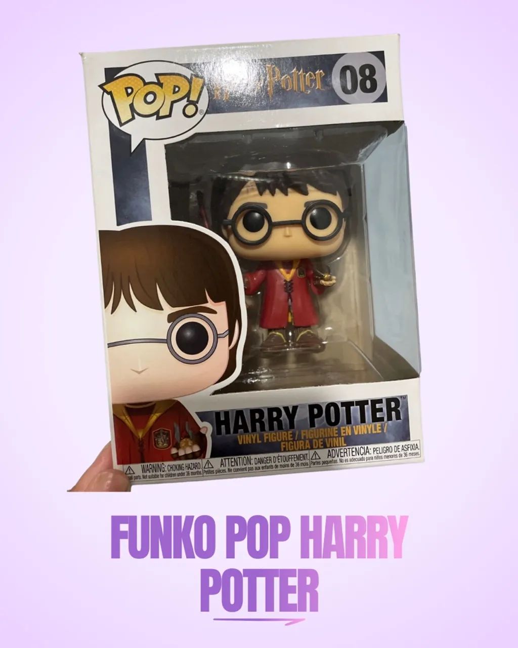 Funkos Harry Potter, Hermione e Ron Wesley - Foto 3