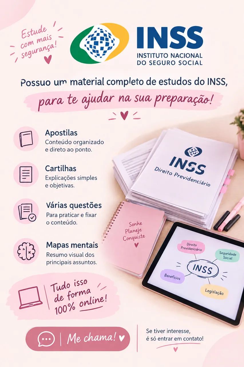 Materiais de apoio INSS