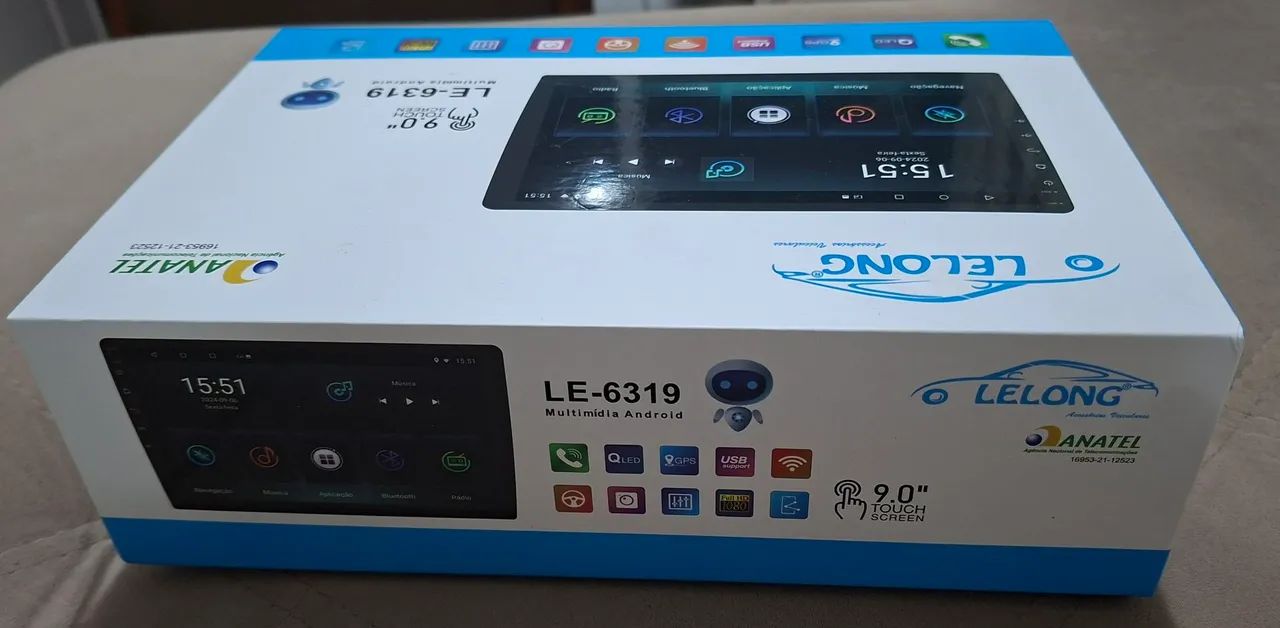MULTIMÍDIA 9" LELONG LE 6319  