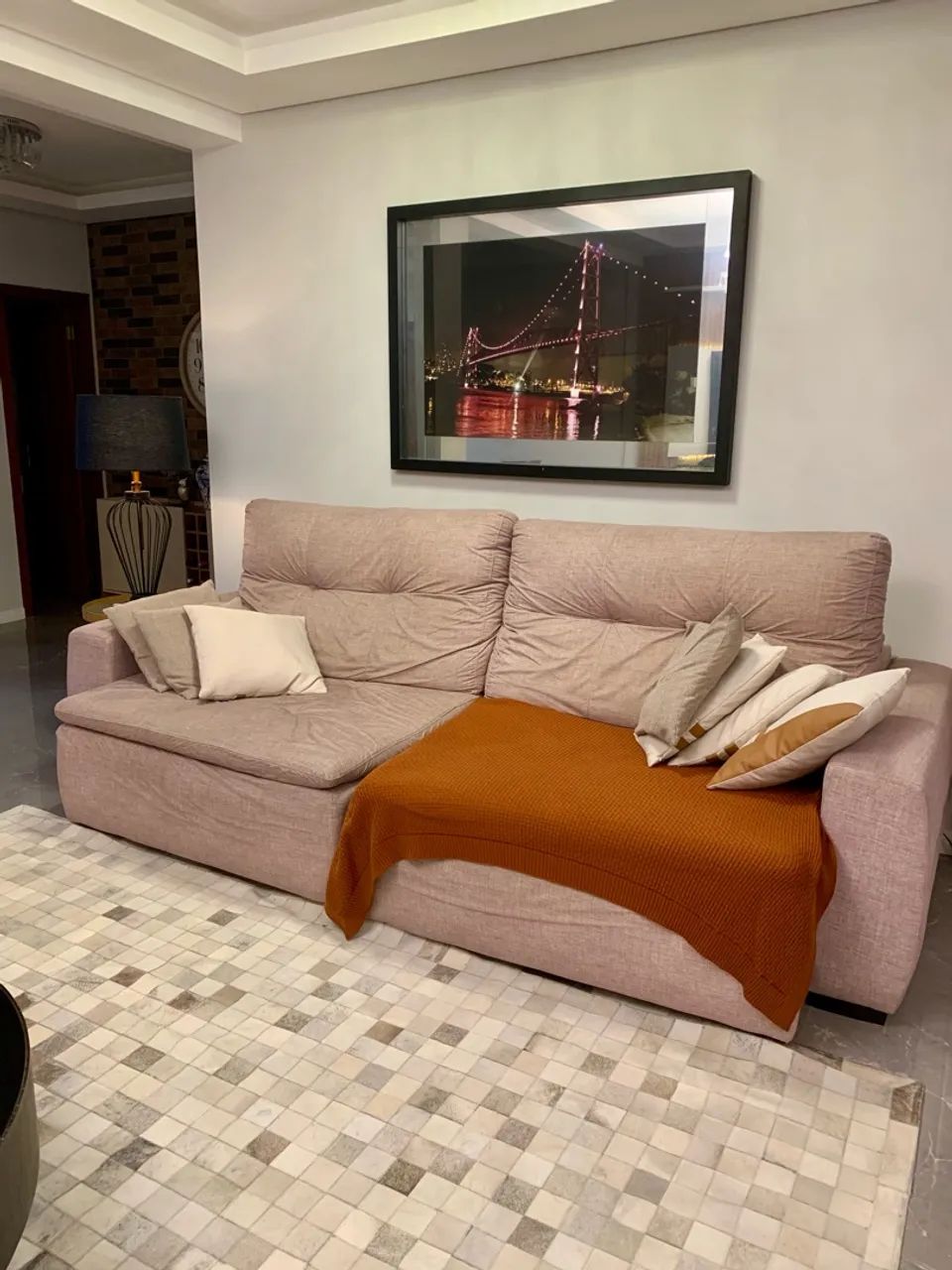 BARBADA Sofá de 2,90 c/chaise muito confortável  - Foto 2