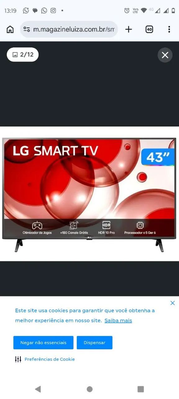 Vende-se tv 43 polegadas LG  - Foto 2