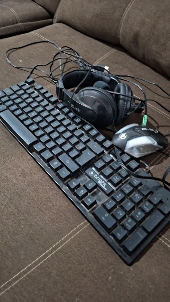 Mouse teclado e fone - Foto 2