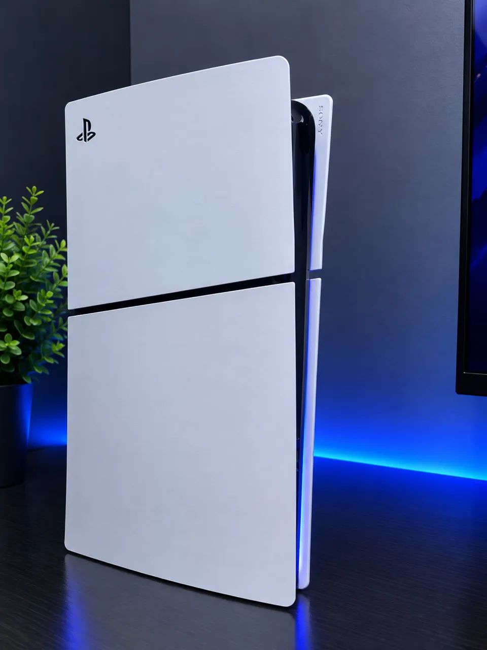 Ps5 slim digital em ótimo estado limpo e ótimo - Foto 2