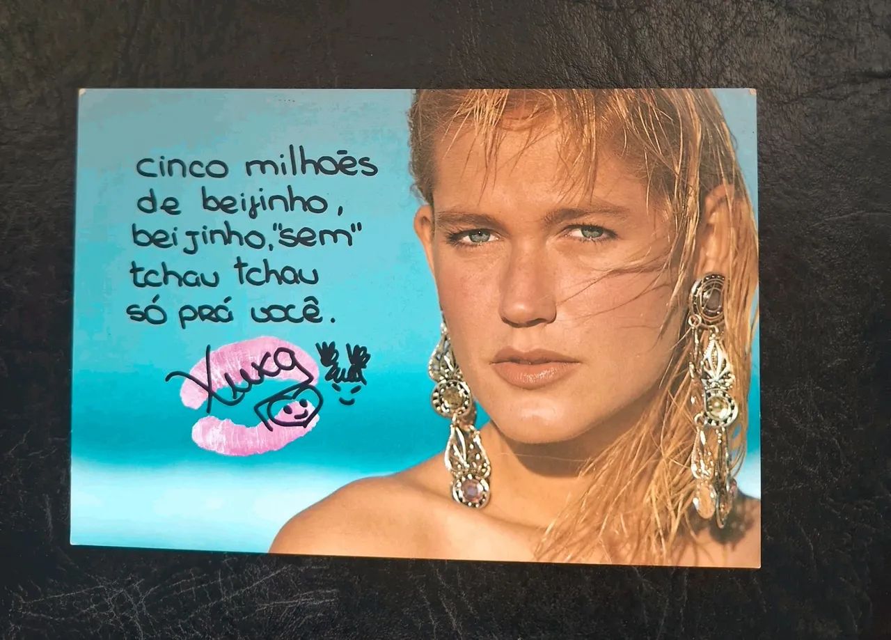 Disco vinil Xuxa 5 com encarte + cartão postal - Foto 5